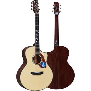 玛利亚M60/M80全单板吉他 云杉桃花芯/云杉桑托斯 民谣吉他 缺角