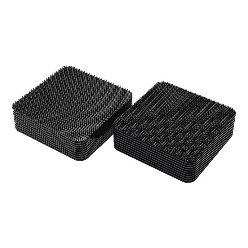 汽车脚垫隐形固定贴神器卡扣防滑耐高温双面胶魔术贴车用背胶贴片