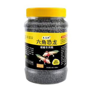 蝾螈六角恐龙鱼饲料六角龙高蛋白方下沉底型鱼食粮饲料宠物专用