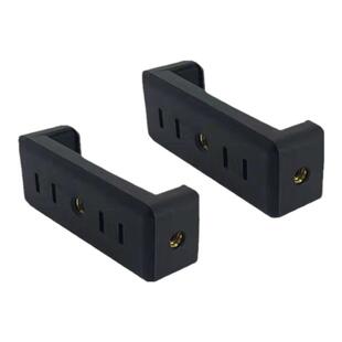 直播支架手机夹配件三脚架固定夹专用夹双孔手机夹子云台固定器