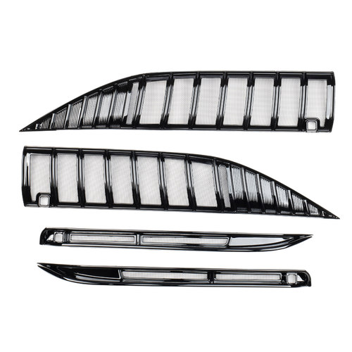 适用于2025款全新岚图知音防虫网前杠黑化卡扣式进气口格栅蚊虫网