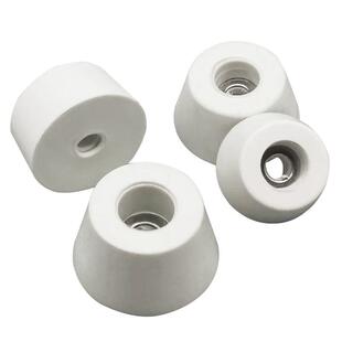 白色橡胶脚垫家具桌椅减震垫脚带垫片机脚仪器仪表机箱地脚机脚垫