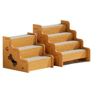 宠物楼梯爬梯子防滑斜坡小狗台阶上床小型老年犬楼梯沙发狗狗楼梯