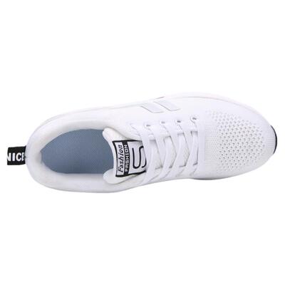 时尚女鞋增高显瘦网面透气小白鞋