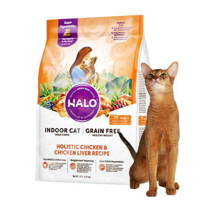 Halo自然光环成猫粮美国健美鸡
