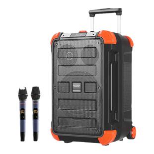 松川SS6户外拉杆移动式广场舞K歌唱歌音响演出蓝牙手提大功率音箱