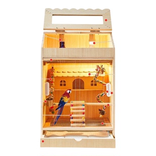 鹦鹉饲养箱秋冬保温箱小雏鸟虎皮玄凤宠物专用笼子家用繁殖箱鸟窝