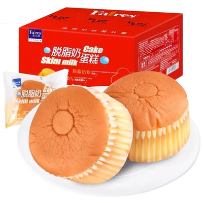 菲尔仕脱脂奶蛋糕早餐面包