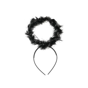 万圣节发饰白色天使光环发箍cos羽毛翅膀装扮氛围感拍照道具头饰