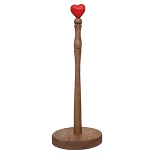 实木纸巾架厨房相思木懒人抹布收纳架卷纸保鲜膜立式免打孔置物架