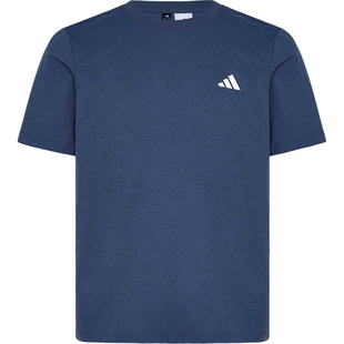 Adidas/阿迪达斯正品春季男士日常耐穿针织经典透气运动T恤KU6404