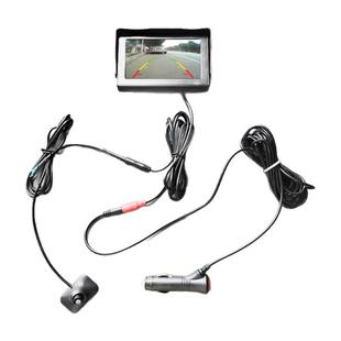 高清AHD4.3寸车载显示器吸盘台式IPS高亮屏汽车盲区倒车影像系统