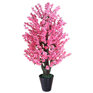 假树树桃花大型仿真梅花树植物樱花装饰摆设人造许愿桃树落地轻奢