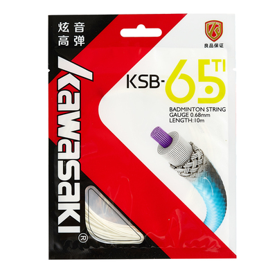 川崎KSB-65ti高弹耐打羽毛球拍线