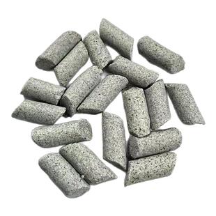 棕刚玉斜圆柱抛磨块/粗抛研磨石/磨料/去毛刺/粗磨石 25kg一袋
