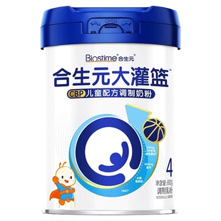 合生元（BIOSTIME）大灌篮CBP儿童成长高钙学生奶粉3-16岁 800g