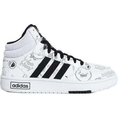 Adidas/阿迪达斯官方正品Neo HOOPS 3.0 MID 女子高帮板鞋HQ9813