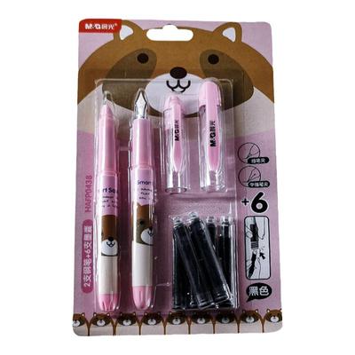 晨光钢笔小学生儿童黑色可换墨囊