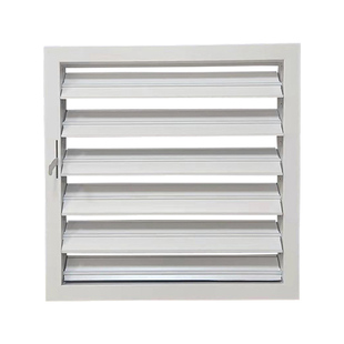 定制铝合金联动开关百叶窗可调手动活动空调外墙防雨百叶窗通风口