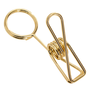 三年二班长尾夹留言夹立式金属便签夹照片夹子办公用品彩色票据夹小号文具大号资料夹子分类照片创意试卷桌面