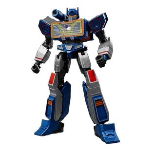 布鲁可变形金刚超越版积木声波起源电影拼装手办人偶玩具正版克