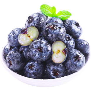 蓝莓鲜果新鲜水果云南l25高山花香怡颗大果产地直发整箱现摘脆甜