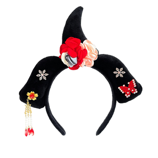 唐朝汉唐宫廷公主发箍杨贵妃头箍大人小孩古装头饰发卡搞怪发饰女