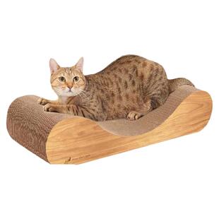 necosekai日本MJU猫抓板沙发猫咪大号瓦楞纸板耐磨爪跳台猫玩具窝