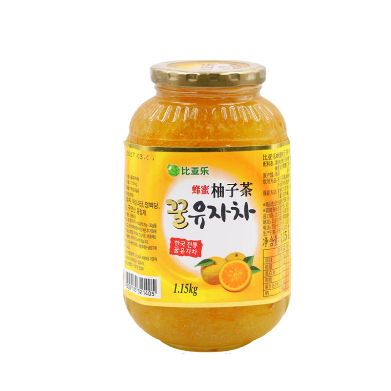比亚乐蜂蜜柚子茶韩国进口1150g