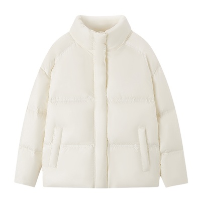 森马羽绒服女短款防水鹅绒面包服