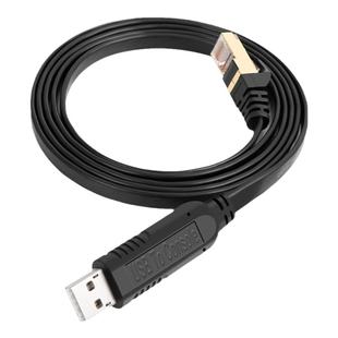 Z-TEK力特usb转console调试线232交换机配置线笔记本电脑USB转rj45串口调试通讯控制转换器ftdi芯片5米ze721