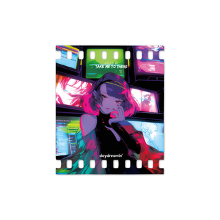 TLP反光车贴 白日梦系列 赛博朋克美人美少女 胶片风原创防水贴纸