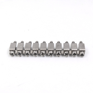 端子中心并连短接条uk2.5B连接n螺丝10位孔p排并联短接片FBI-10-6