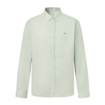 【春季新品】GOLDEN BEAR/金熊2026年男士棉麻混纺透气长袖衬衫