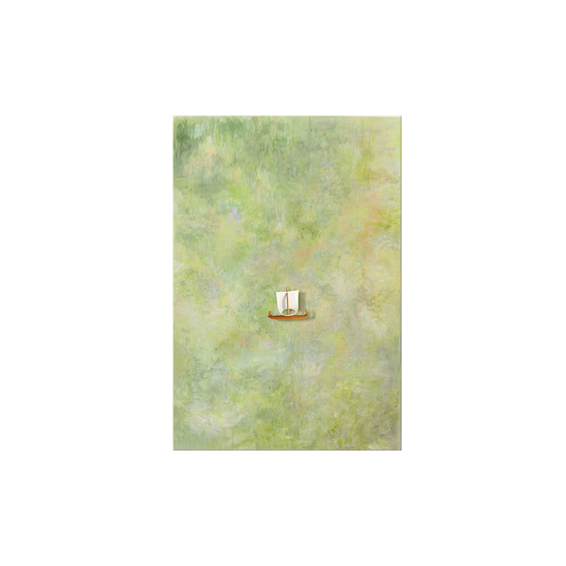 浅帆现代法式立体小船画
