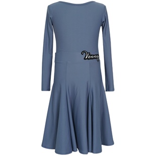 venny薇妮拉丁舞服女儿童专业无鱼骨比赛规定服女童舞裙新款定制