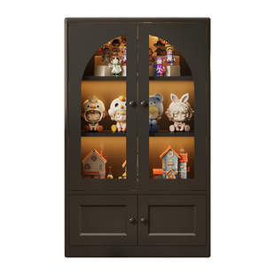 阅读书架家用儿童手办柜谷子痛柜二次元铁皮钢制可移动储物收纳柜