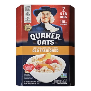 Quaker麦片桂格燕麦片原味4.52kg盒 效期26年11月 海外直采正品