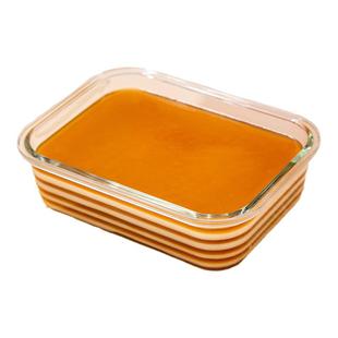 蒸马蹄糕蒸盘蒸糕模具烘焙千层糕午餐肉长方形碗婴儿耐热玻璃盘子