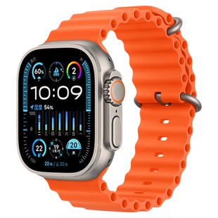 适用苹果手表Ultra3表带AppleWatchS11海洋iwatch10运动2硅胶男49