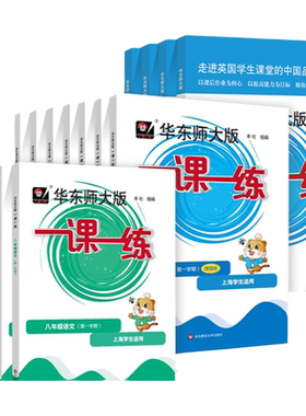 华师大一课一练八年级上下册任选