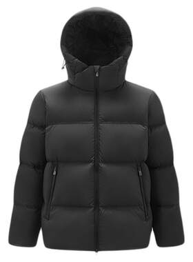 森马情侣款三防外套连帽羽绒服男