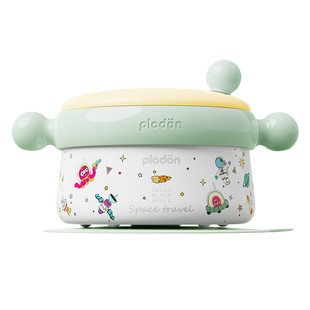 浦利顿宝宝辅食碗注水保温自主进餐小月龄婴儿童专用不锈钢恒碗具