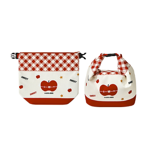 卡通饭盒袋小学生保温手提袋便当包通勤上学上班族便携午餐袋饭包