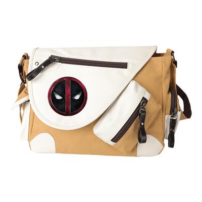 pu帆布周边书包斜挎包学生单肩包背包男邮差包帆布包Deadpool死侍