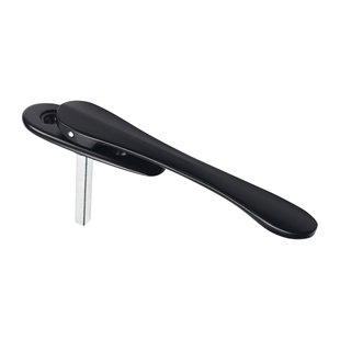 断桥铝门窗超薄款执手铝合金平开窗户纱窗拉手方轴剑形传动把手锁