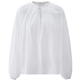 OCHIRLY欧时力  100%新疆长绒棉套头衬衫女法式高级早秋新品