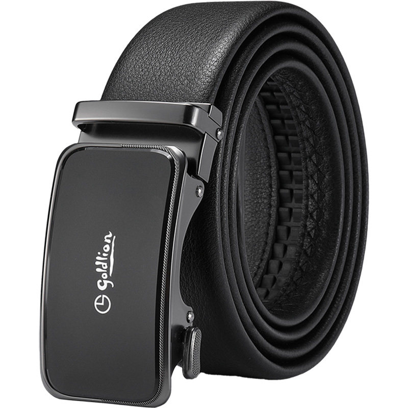 金利来品牌新款皮带男款头层真皮商务休闲牛皮裤带青年自动扣腰带