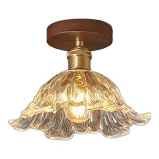 北欧原木风LED过道灯走廊灯吸顶灯古风中式入户玄关灯民宿阳台灯