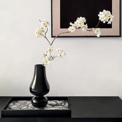 新疆包邮态生活宋式美学长枝小梨花仿真花客厅餐桌高颜值假花插花